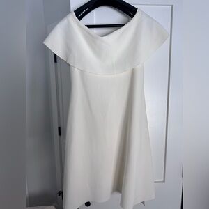 NWT Valentino size L cream off shoulder dress